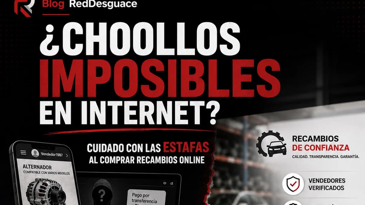 Estafas en internet al comprar recambios online y consejos para evitar fraudes