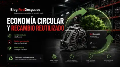 Recambio reutilizado y economia circular en automocion